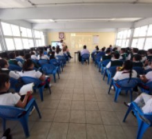 Auditorio durante la campaña Juntos Nos Cuidamos.